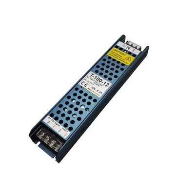 Τροφοδοτικό μεταλλικό slim 24V DC dimming (1-10v) 100W IP20 μη στεγανή με διάσταση 230x50x30mm