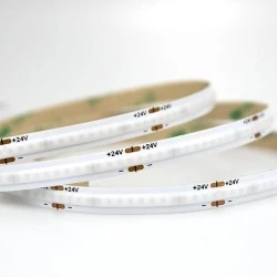 Ταινία LED COB PRO 5m 12W 24V με μπλε χρώμα φωτός  480 led/m στεγανή  IP44 με πλάτος 8mm