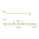 Ταινία LED COB PRO 25m 6W 48V 6500k με ψυχρό χρώμα φωτός 605lm 480LED/m στεγανή IP44 