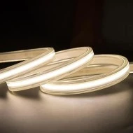 Ταινία LED COB PRO 10m 8W 220V με θερμό χρώμα φωτός 3000k 360LED/m IP65 κατάλληλη για εξωτερικό χώρο