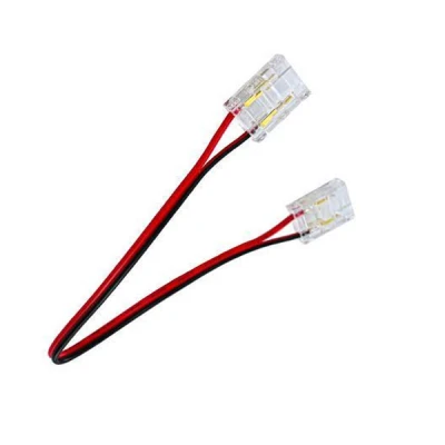 Ενωτικό με καλώδιο με τάση 0-36V έως 5.5Α για cob led ταινίες 10mm Ενωτικό με καλώδιο με τάση 0-36V έως 5.5Α για cob led ταινίες 10mm