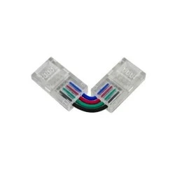Ενωτική γωνία με τροφοδοσία 0-36V για led ταινία cob 10mm Ενωτική γωνία με τροφοδοσία 0-36V για led ταινία cob 10mm