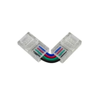 Ενωτική γωνία με τροφοδοσία  0-36V για led ταινία cob 10mm