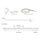 Φωτοσωλήνας ΝΕΟΝ LIGHT LED PRO με μήκος 5m 8W 24V με ενδιάμεσο χρώμα φωτός 4000k IP44 Φωτοσωλήνας ΝΕΟΝ LIGHT LED PRO με μήκος 5m 8W 24V με ενδιάμεσο χρώμα φωτός 4000k IP44