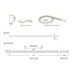 Φωτοσωλήνας NEON LIGHT LED PRO μήκος 5m 8W 24V κίτρινο χρώμα φωτός  IP44 στεγανός