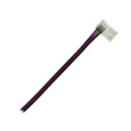 Καλώδιο τροφοδοσίας με τάση 0-24V για led ταινία smd rgb 10mm με διάσταση 170x12x5mm