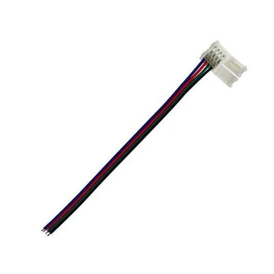 Καλώδιο τροφοδοσίας με τάση 0-24V για led ταινία smd rgb 10mm με διάσταση 170x12x5mm Καλώδιο τροφοδοσίας με τάση 0-24V για led ταινία smd rgb 10mm με διάσταση 170x12x5mm