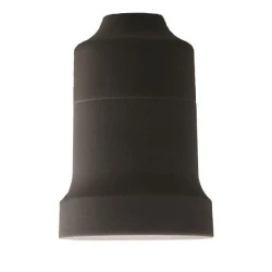 Ντουί βακελίτου σε μαύρο χρώμα Ε27 Φ44mm IP20 μη στεγανό