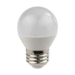 Λάμπα LED E27 G45 σφαιρική 7W με θερμό χρώμα φωτός 3000k & γωνία δέσμης 300°