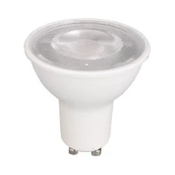 Λάμπα LED GU10 175-250V 4W με θερμό χρώμα φωτός 3000k 330lm & γωνία δέσμης 38° 