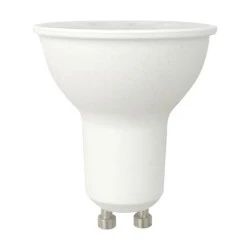 Λάμπα LED GU10 175-250V 6W με θερμό χρώμα φωτός 3000k 530lm με γωνία δέσμης 110°