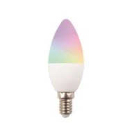 Λάμπα LED SMART WiFi κεράκι Ε14 RGBW εναλλαγής χρωμάτων + λευκό 220-240V 470lm