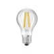 Λάμπα LED  filament clear E27 A60 5W  με ενδιάμεσο χρώμα φωτός 4000k 1055lm δέσμη φωτός 360°