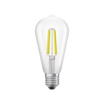 Λάμπα led st64 E27 filament clear 4W 840lm με ενδιάμεσο χρώμα φωτός 4000k 840lm