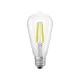 Λάμπα led st64 E27 filament clear 4W 840lm με ενδιάμεσο χρώμα φωτός 4000k 840lm