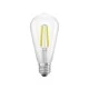 Λάμπα filament clear E27 αβοκάντο 4W με θερμό χρώμα φωτός 3000k 840lm & γωνία δέσμη 360°