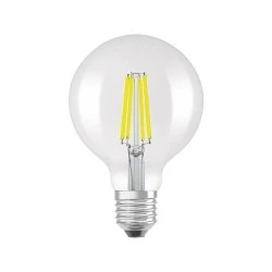 Λάμπα LED E27 G95 filament clear 4W με ενδι΄άμεσο χρώμα φωτός 4000k 840lm γωνία δέσμης 360°