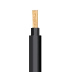 Καλώδιο τροφοδοσίας SOLAR με διατομή 6mm² H1Z2Z2-K σε μαύρο χρώμα κατάλληλο για φωτοβολταικά πάνελ