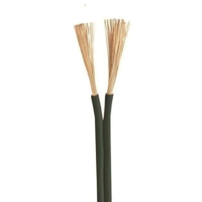 Καλώδιο ρεύματος πλακέ NYFAZ H03VH-H με διατομή 2x0,75mm² σε μαύρο χρώμα 