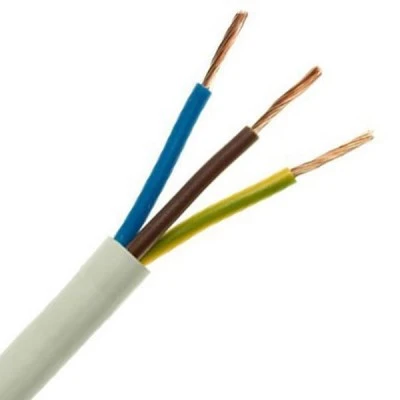 Καλώδιο εύκαμπτο H05VV-F 3x0,75mm² σε λευκό χρώμα σε στροφείο 100m Καλώδιο εύκαμπτο H05VV-F 3x0,75mm² σε λευκό χρώμα σε στροφείο 100m