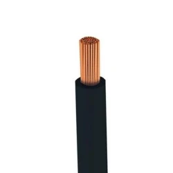 Καλώδιο ρεύματος 1x2.5mm² H07V-K NYAF σε μαύρο χρώμα στροφείο 100m