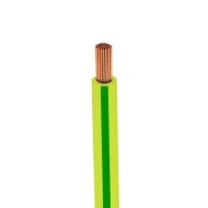 Καλώδιο μονόκλωνο 1x1.5mm² NYA H07V-U δύσκαμπτο κίτρινο/πράσινο με μήκος 100m
