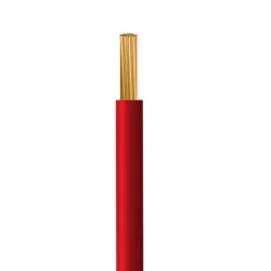 Καλώδιο ρεύματος 1x10mm² H07V-K NYAF εύκαμπτο σε κόκκινο χρώμα