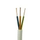 Καλώδιο ρεύματος μονωμένο 3x1,5mm² NYM A05VV-U στρογγυλό σε λευκό χρώμα