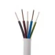 Καλώδιο ρεύματος 5x2.5mm² NYM A05VV-U  στρογγυλό λευκό μονωμένο