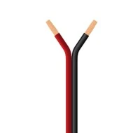 Καλώδιο ηχείων με διατομή 2x0.50mm² 20AWG  μαύρο-κόκκινο