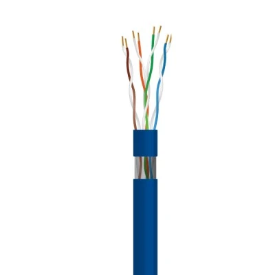 Καλώδιο UTP CAT-5e 24AWG CU με διατομή 4x2x24AWG σε μπλε χρώμα