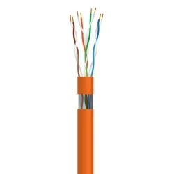 Καλώδιο DATA UTP CAT-6Ae 23AWG CU με διατομή 4x2x23AWG σε πορτοκαλί χρώμα