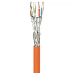 Καλώδιο DATA FTP CAT-7e με διατομή 4x2x23AWG CU σε πορτοκαλί χρώμα 