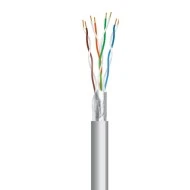 Καλώδιο DATA FTP CAT-6e με διατομή 4x2x0.574mm² 23AGW CCA με σε γκρι χρώμα