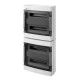 Πίνακας εξωτερικός LUX 4x18 (2x2x36) IP65 στεγανός με διάσταση 303x642x118mm γκρι χρώμα