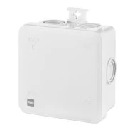 Μπουάτ εξωτερικό με διάσταση 75x75x39mm στεγανό  IP55 σε γκρι χρώμα