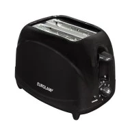 Φρυγανιέρα 2 θέσεων 700W μαύρη 220-240V με αποσπώμενος δίσκο για ψίχουλα και 7 επιπεδα ροδίσματος 