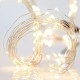 200 MINI LED χταπόδι  σταθερό 4,5V θερμό χρώμα φωτός με μετασχηματιστή & ασημί καλώδιο χαλκού ΙP44 μήκος 200cm/γραμμή