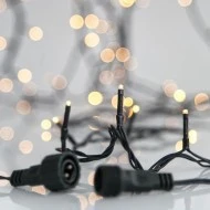280 led λαμπάκια LINE με θερμό χρώμα φωτός 2300k 3.6W με πράσινο καλώδιο χωρίς μετασχηματιστή με 8 προγράμματα IP44