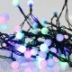 40 LED λαμπάκια 4,5V με μετασχηματιστή & πράσινο καλώδιο RGB χρώμα φωτός  προέκταση παροχής 300cm IP44 μήκος 390cm
