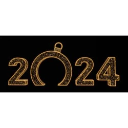 Επαγγελματικό σχέδιο 2024 3D με θερμή λευκή φωτοσωλήνα και θερμά λευκά led 530x25x280cm IP65