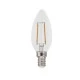 Λάμπα led filament κεράκι Ε14 2W 230V 6500k ψυχρό λευκό φως 265lumen 30000h Λάμπα led filament κεράκι Ε14 2W 230V 6500k ψυχρό λευκό φως 265lumen 30000h