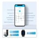 Bluetooth κλειδαριά με ψηφιακό πληκτρολόγιο LILIWISE S2A-S σε ασημί χρώμα