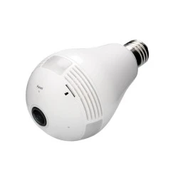 Fishey IP κάμερα οροφής 1.3MP FS-BULB-1.3 με εμβέλεια IR 10m οπτική γωνία 360° και έλεγχο μέσω εφαρμογής iCSee