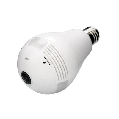 Fishey IP κάμερα οροφής 1.3MP FS-BULB-1.3 με εμβέλεια IR 10m οπτική γωνία 360° και έλεγχο μέσω εφαρμογής iCSee Fishey IP κάμερα οροφής 1.3MP FS-BULB-1.3 με εμβέλεια IR 10m οπτική γωνία 360° και έλεγχο μέσω εφαρμογής iCSee