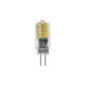 Λάμπα LED  G4 πλαστική 2W 3.000K  θερμό φως 180lm 12V AC/DC 30.000hrs με διάφανο κάλυμμα