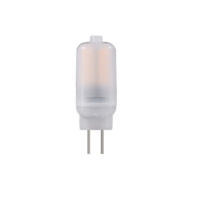 Λάμπα led G4 πλαστική 2W 12VAC/DC 3000k θερμό λευκό φως δέσμης 360° 150 lumen
