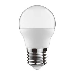 Λάμπα led σφαιρική  Ε27 7W 230V 4000k ενδιάμεσο  λευκό φως 530lm με δυνατότητα ρύθμισης της έντασης φωτός & γαλακτερό κάλυμμα
