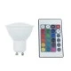 Λάμπα smart led 5W GU10 230V RGB +3000k εναλλαγής χρωμάτων με τηλεχειριστήριο Λάμπα smart led 5W GU10 230V RGB +3000k εναλλαγής χρωμάτων με τηλεχειριστήριο