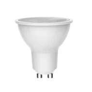 Λάμπα led GU10 6W 4000k ενδιάμεσο λευκό φως 580lm με δυνατότητα ρύθμισης έντασης φωτός & γαλακτερό κάλυμμα
